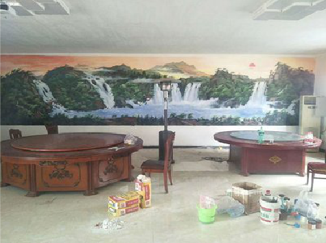 浦北墙绘-写实风景