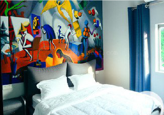 浦北对于酒店的墙体彩绘而言更注重哪些方面？