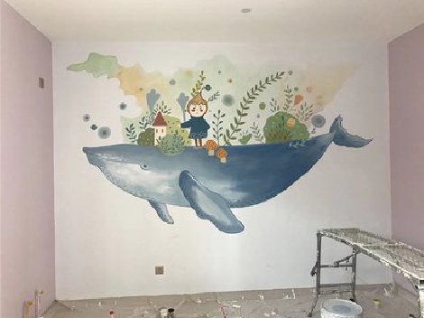 浦北手绘墙的特点及优势。