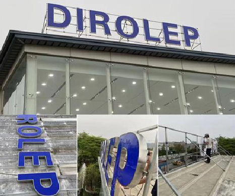 浦北楼顶发光字安装的注意事项。